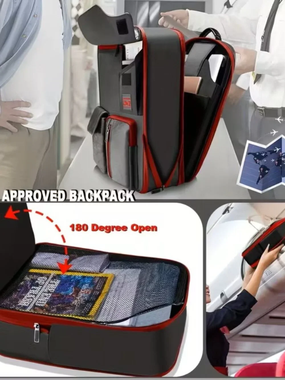 ZINZ Slim & Expandable 15 15.6 16 Inch Laptop Backpack for Business, Travel Back